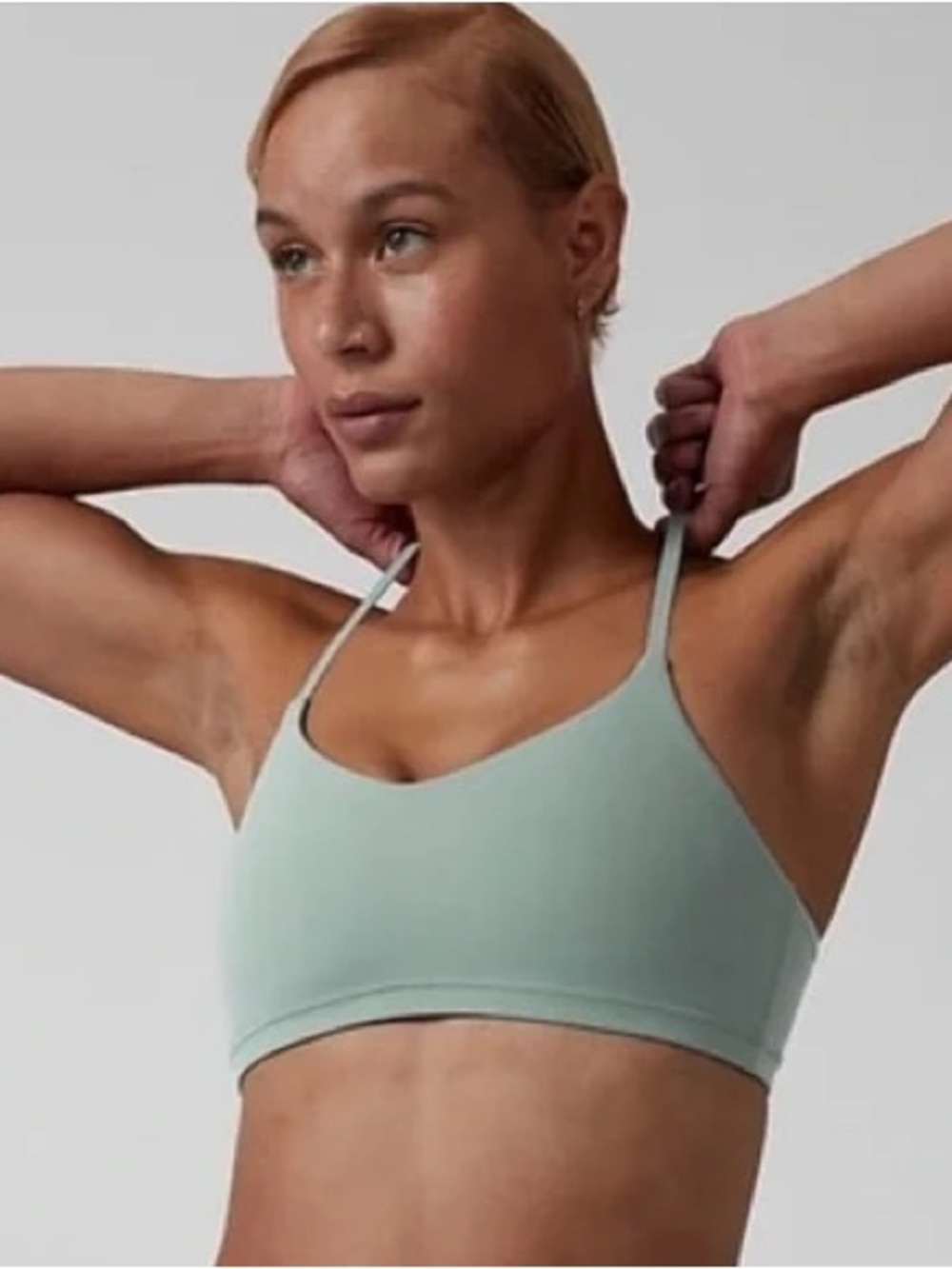 Athleta Elation Bra Minimalistic Grey D-DD+ size Small